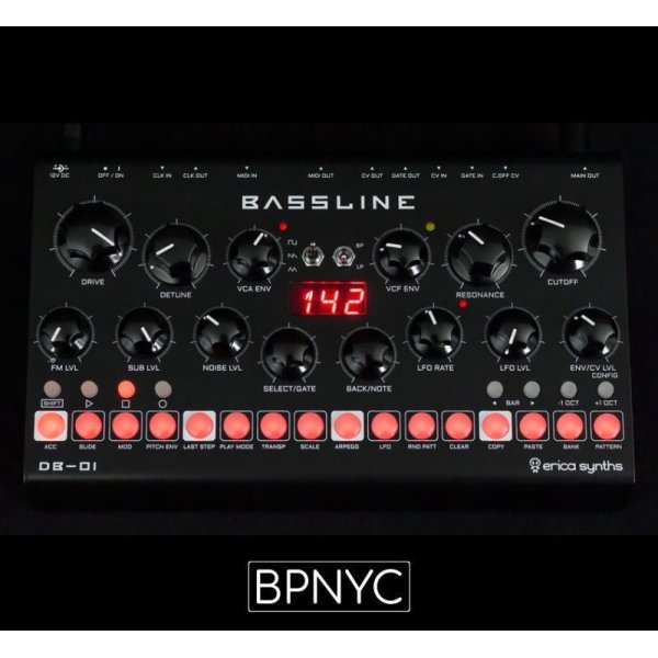Erica Synths Bassline DB-01 デスクトップ アナログ シンセ 販売 通販 