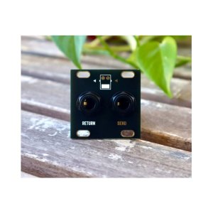 画像: Dusty Clouds PEDAL I/O JACKS 1U Alternative panel Matte Black / Gold