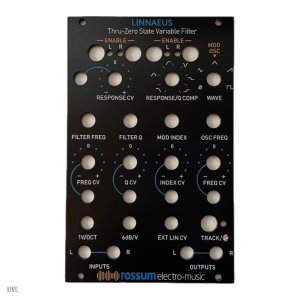 画像: Rossum Electro-Music Linnaeus Black Faceplate　