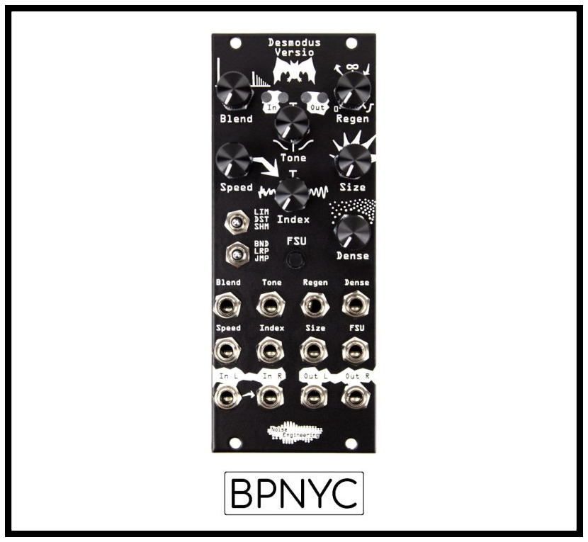 Noise Engineering Desmodus Versio ステレオ in/out リバーブ ユーロ ...