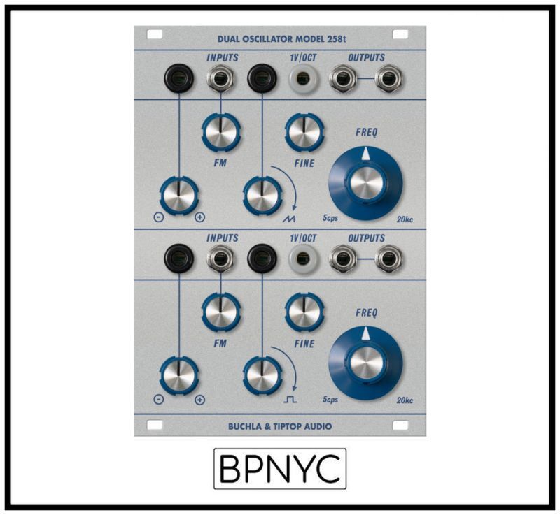 Buchla & Tiptop Audio Dual Oscillator Model 258t ユーロラック